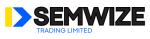 blue and red modern logistic service logo 2